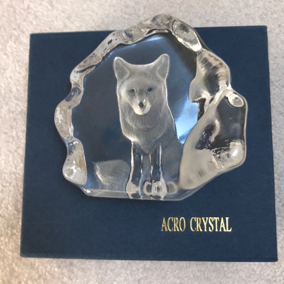 🐥4/$30🐥 Vintage crystal paperweight